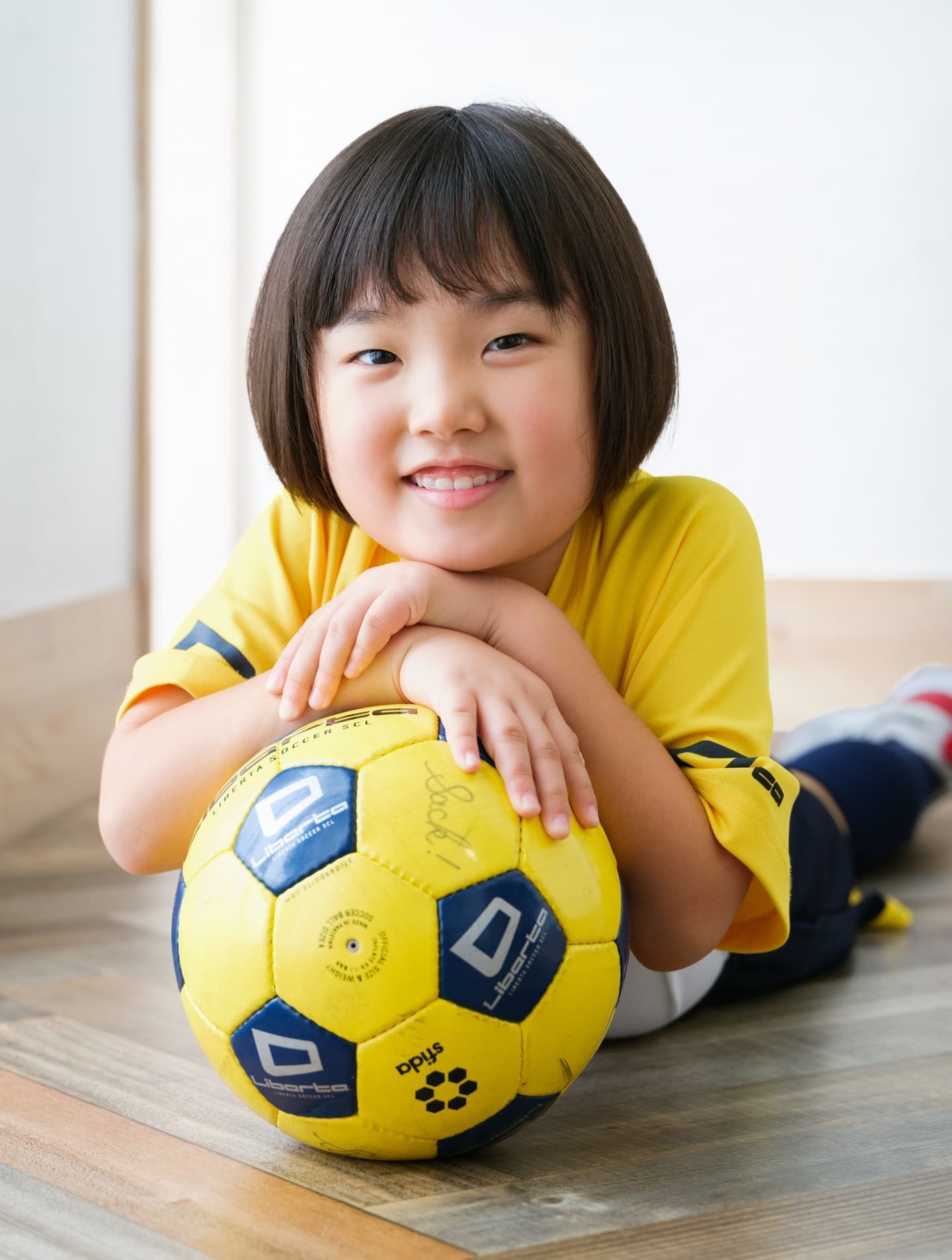 サッカーのユニフォームフォト・撮影例1