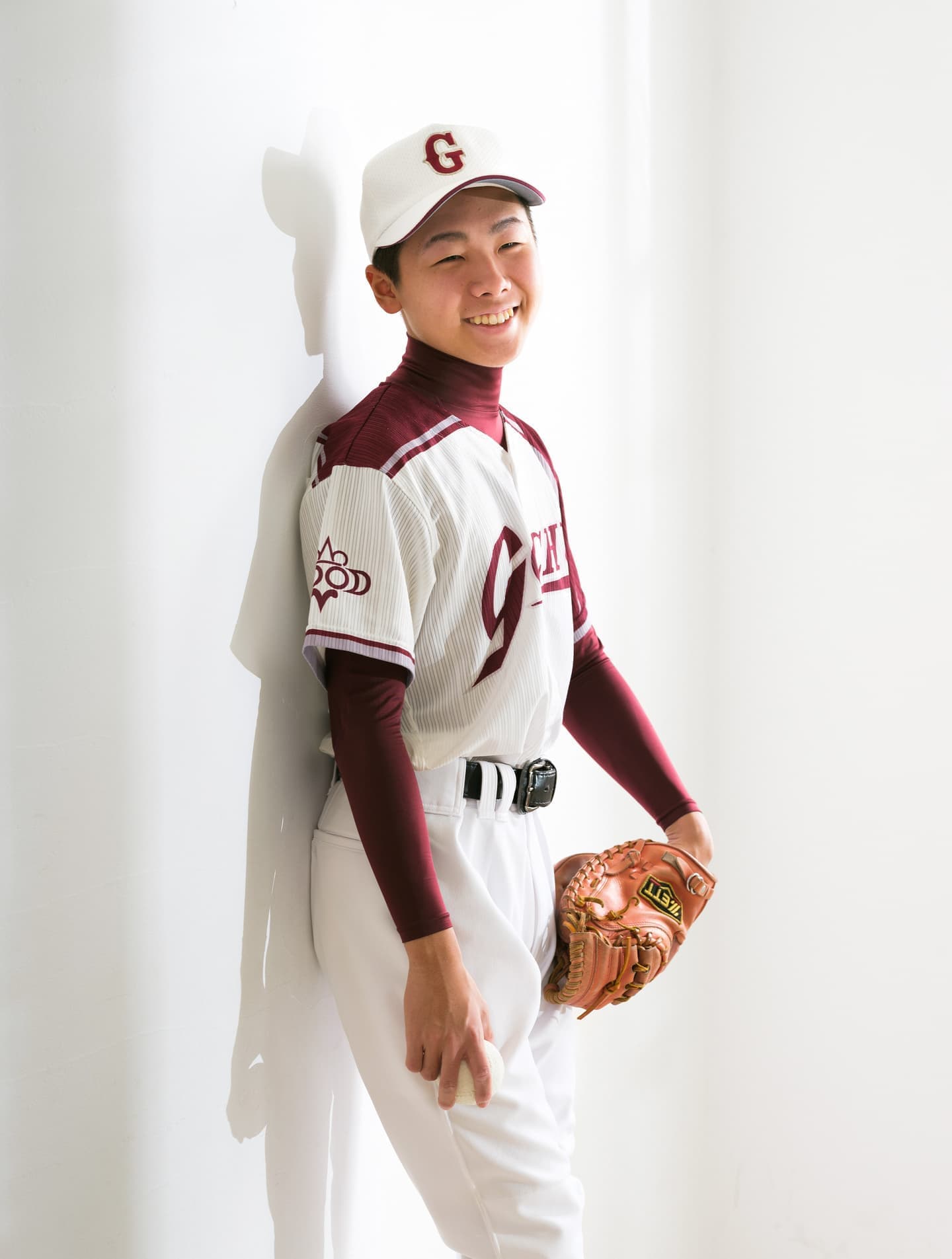 野球のユニフォームフォト・撮影例7