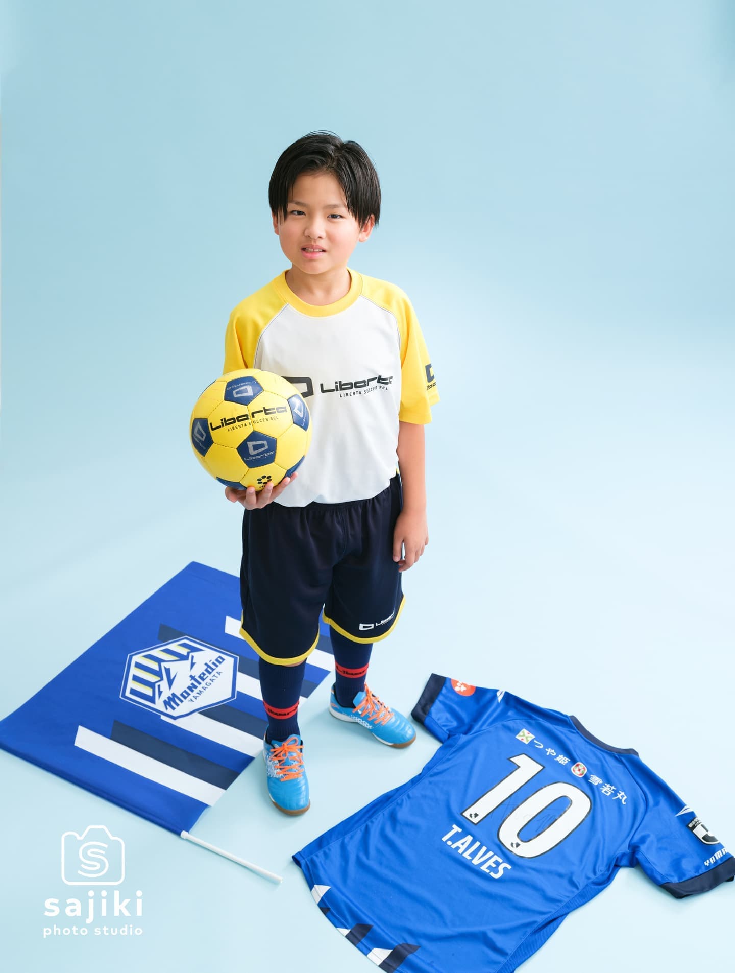 サッカーのユニフォームフォト・撮影例10