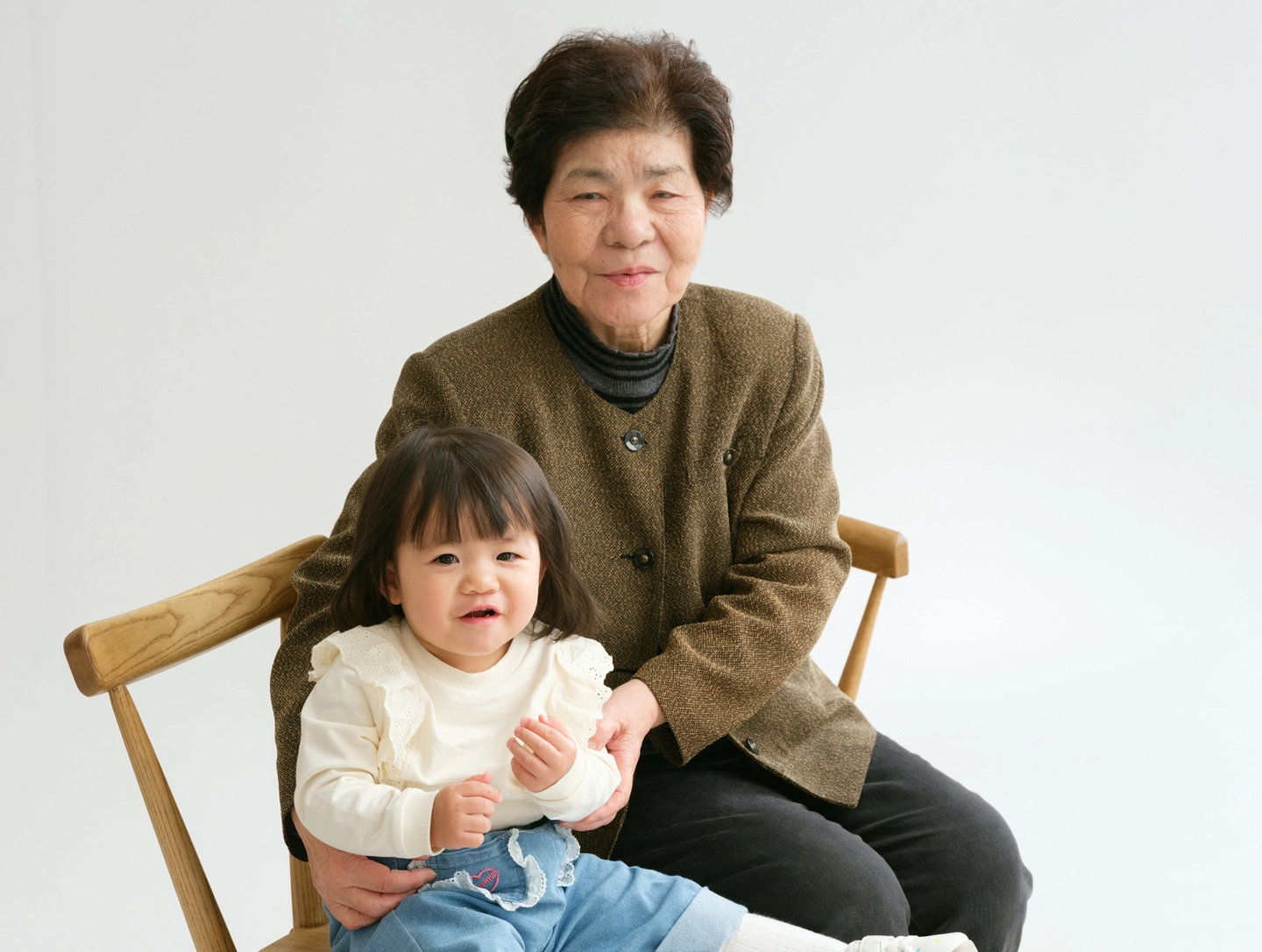 おじいちゃん・おばあちゃんとお孫さんの撮影例5