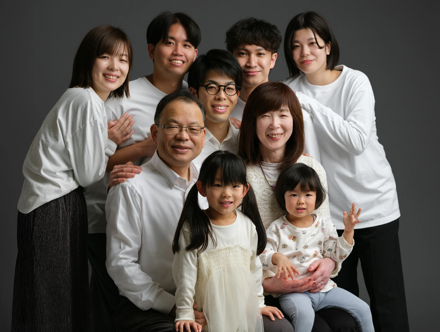 おじいちゃん・おばあちゃんとお孫さんの撮影例8